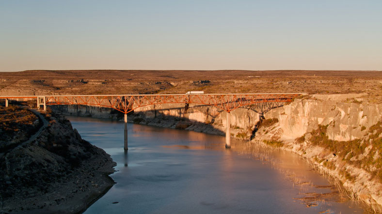bridge over pecos river