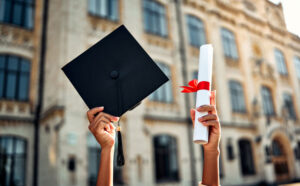 celebrating graduation