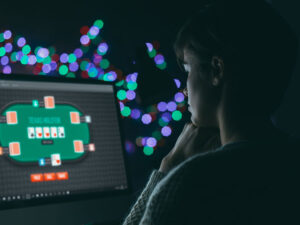 online poker player